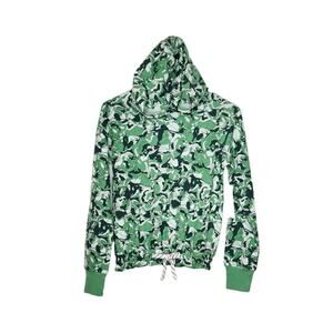 Zella Girl Imagine Floral Katydid Print Hoodie Large NWT